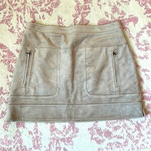 COPY - BCBG max azria skirt size 10 mini skirt beige tan color
